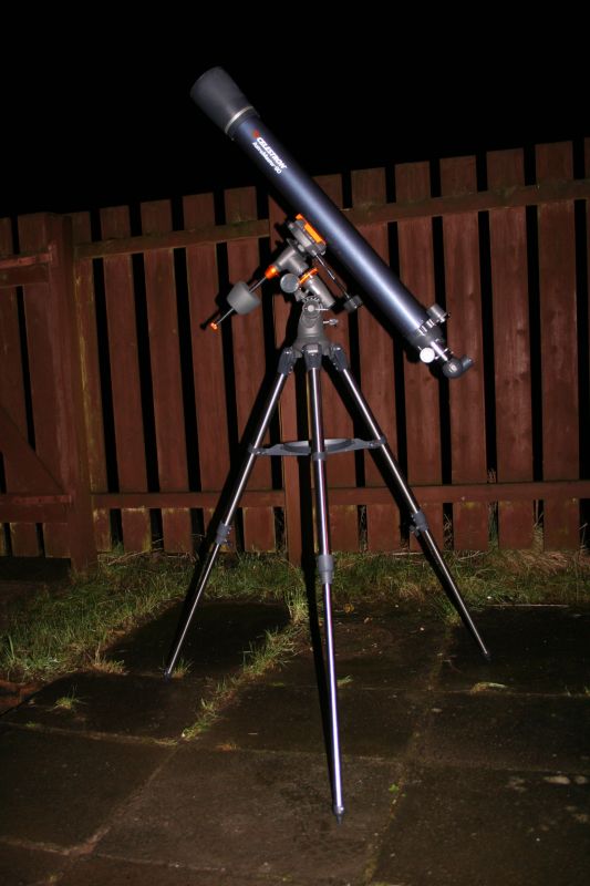 celestron 90mm refractor telescope