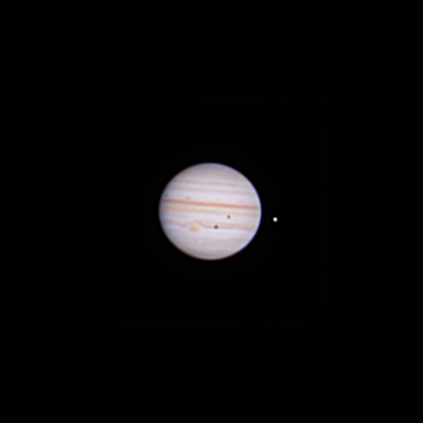 Jupiter, Io, and Callisto