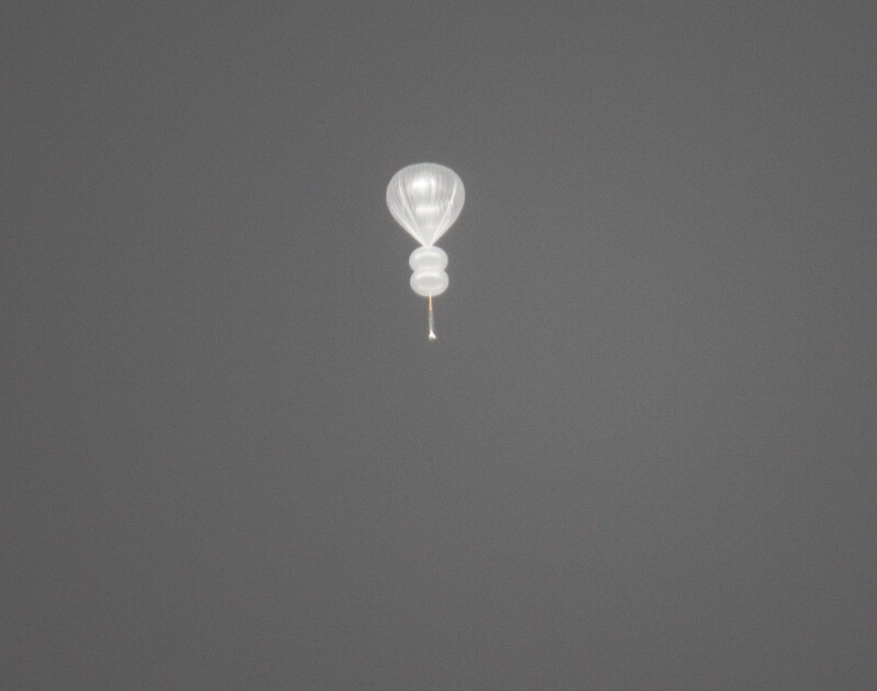 Stratollite balloon 1 Oct 2017
