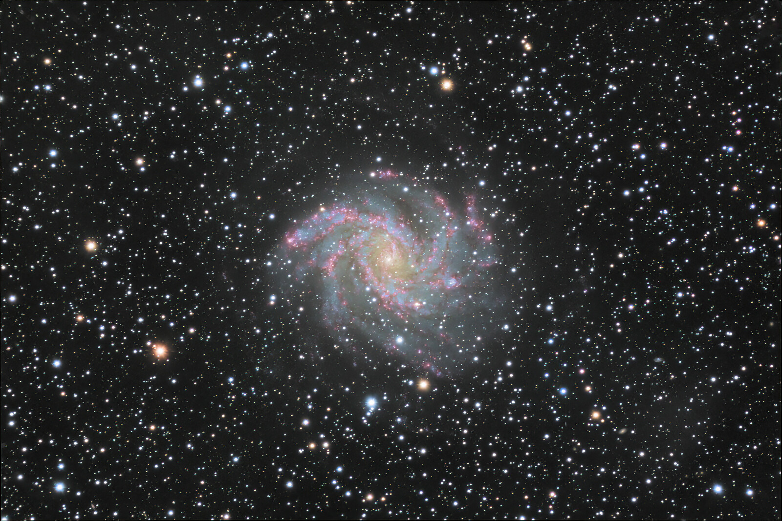 NGC 6946 2022 05 30 3.4 Hours LRGBHa C14 At F11