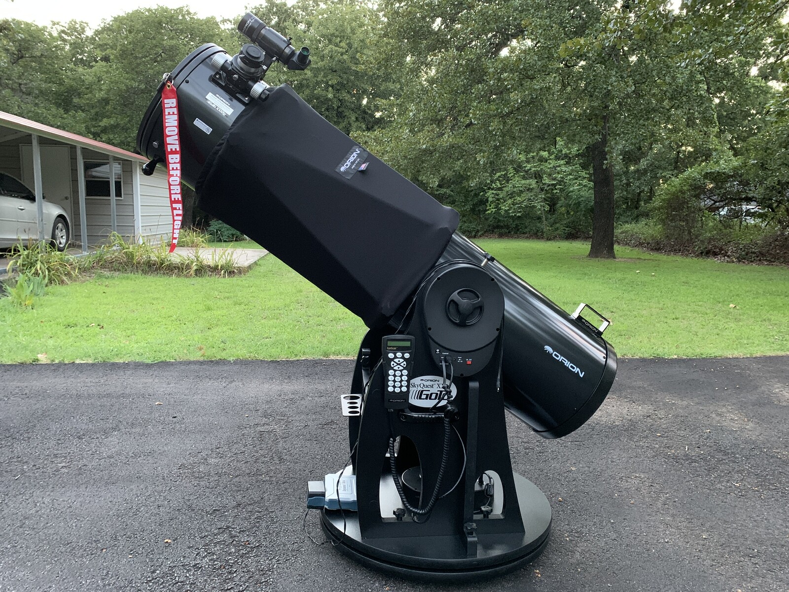 Orion SkyQuest XX12g Truss Tube Dobsonian assembled (Size: Large) - My Used Orion 10148 Skyquest Xx12g Goto Truss Tube Dobsonian Telescope