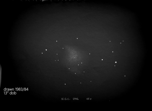 ngc 6946   30 year old sketch