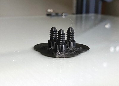 Celestron C90 3D print of finder thumbscrews