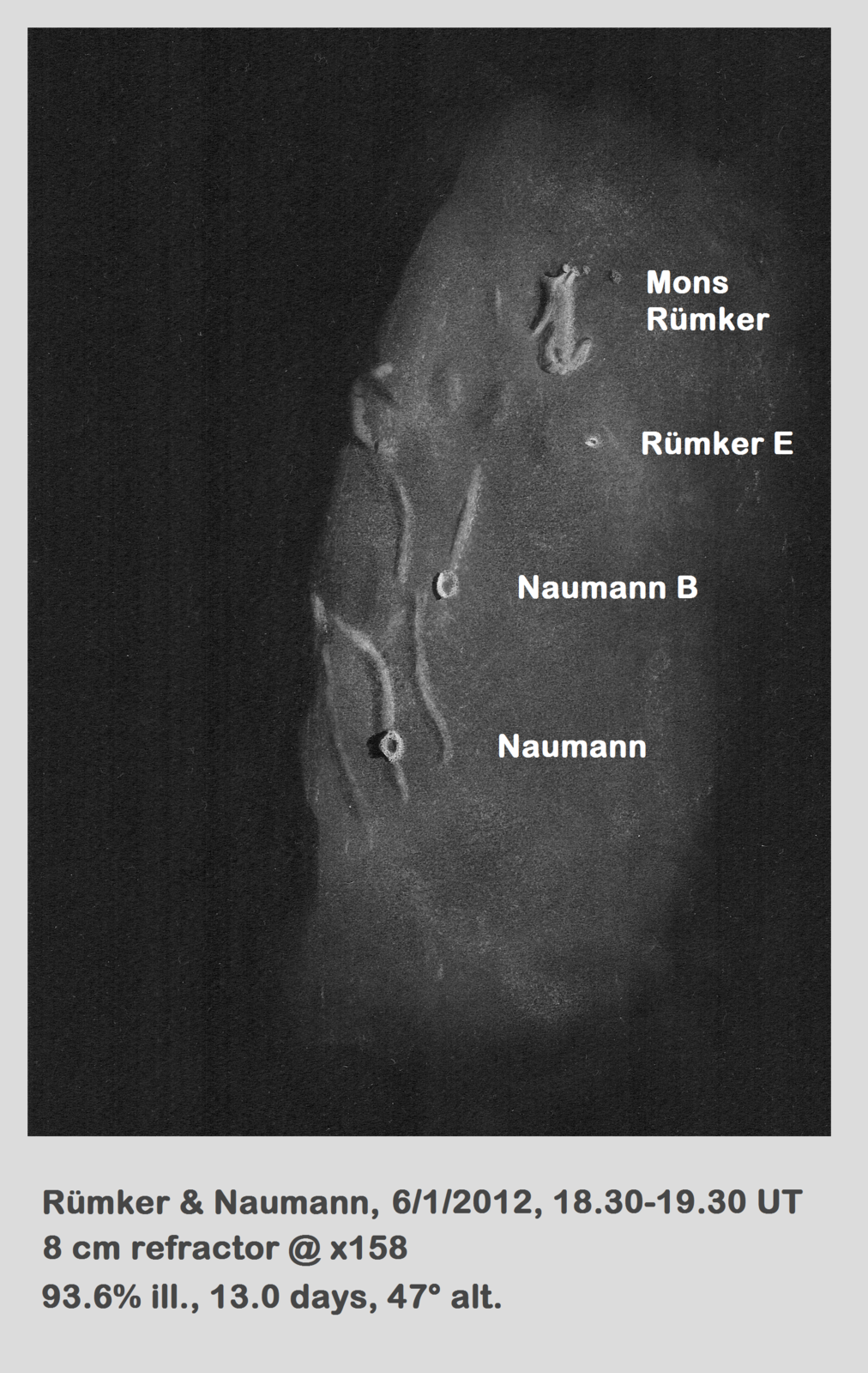 Lunar 062: Mons Rümker (large volcanic dome)