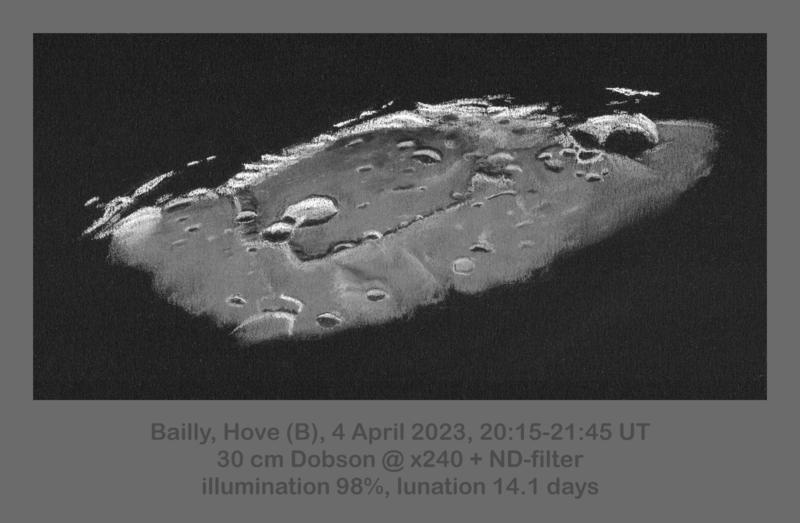 Lunar 037: Bailly (barely discernible basin)