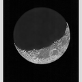 Lunar 002: Earthshine (twice reflected sunlight)