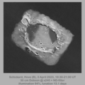 Lunar 039: Schickard (crater floor with Orientale basin ejecta stripe)