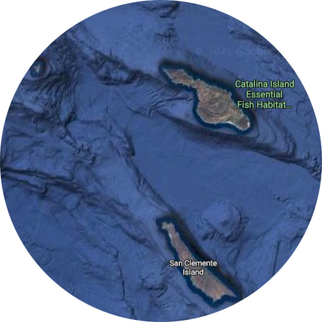60mi Diameter Channel Islands