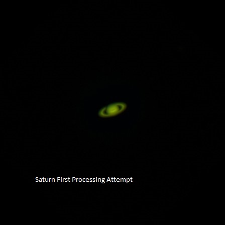 Saturn First Processing