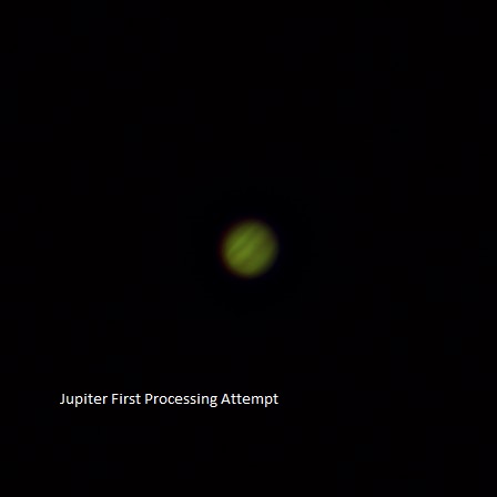 Jupiter First Processing
