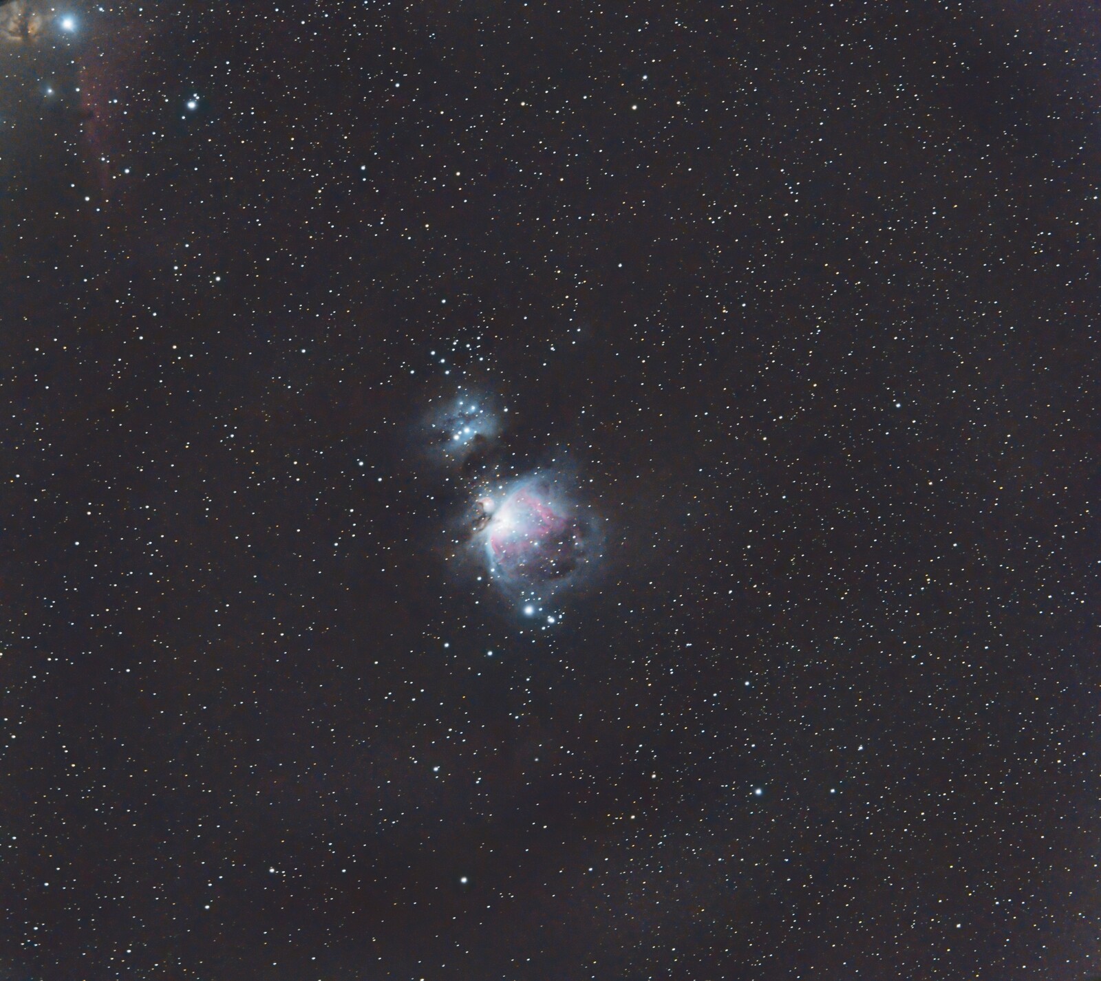 Wide Angle View of Orion Nebulae