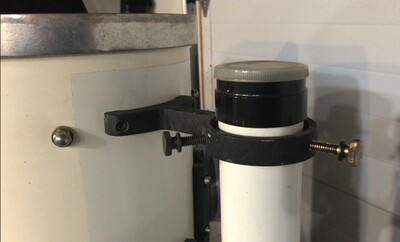 Initial state of finder brackets and tube paint