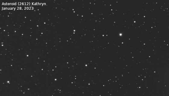 Asteroid (2612) Kathryn 01-28-23 GIF