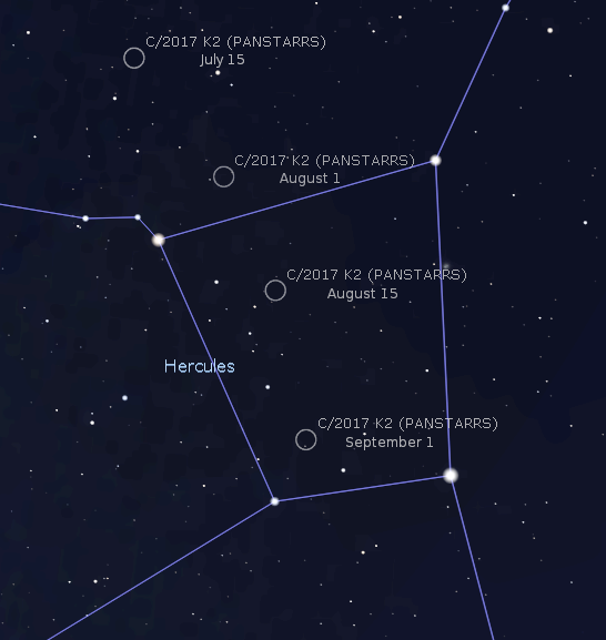 c2017k2panstarrs 071521 090121 2330L stellarium