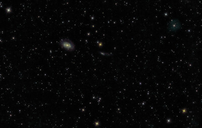 NGC 4725 2600 D5300 L RGB blend LE OIII ST8 1A