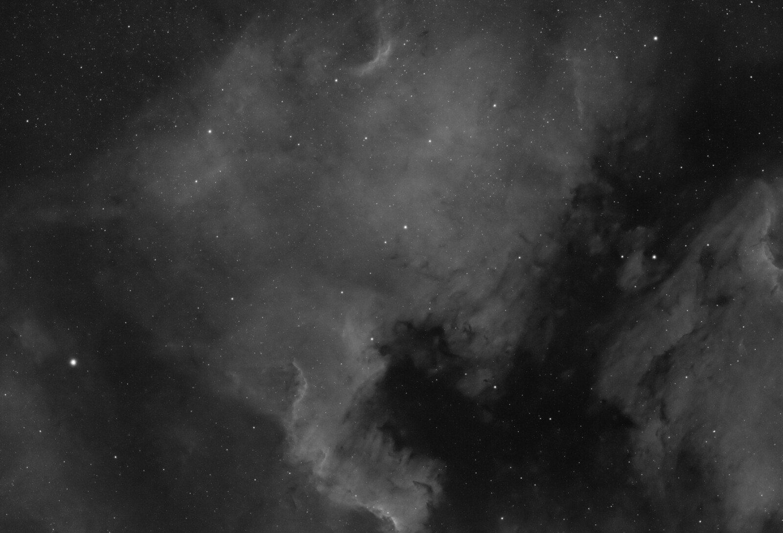 NGC7000 Ha 1x300 Sub