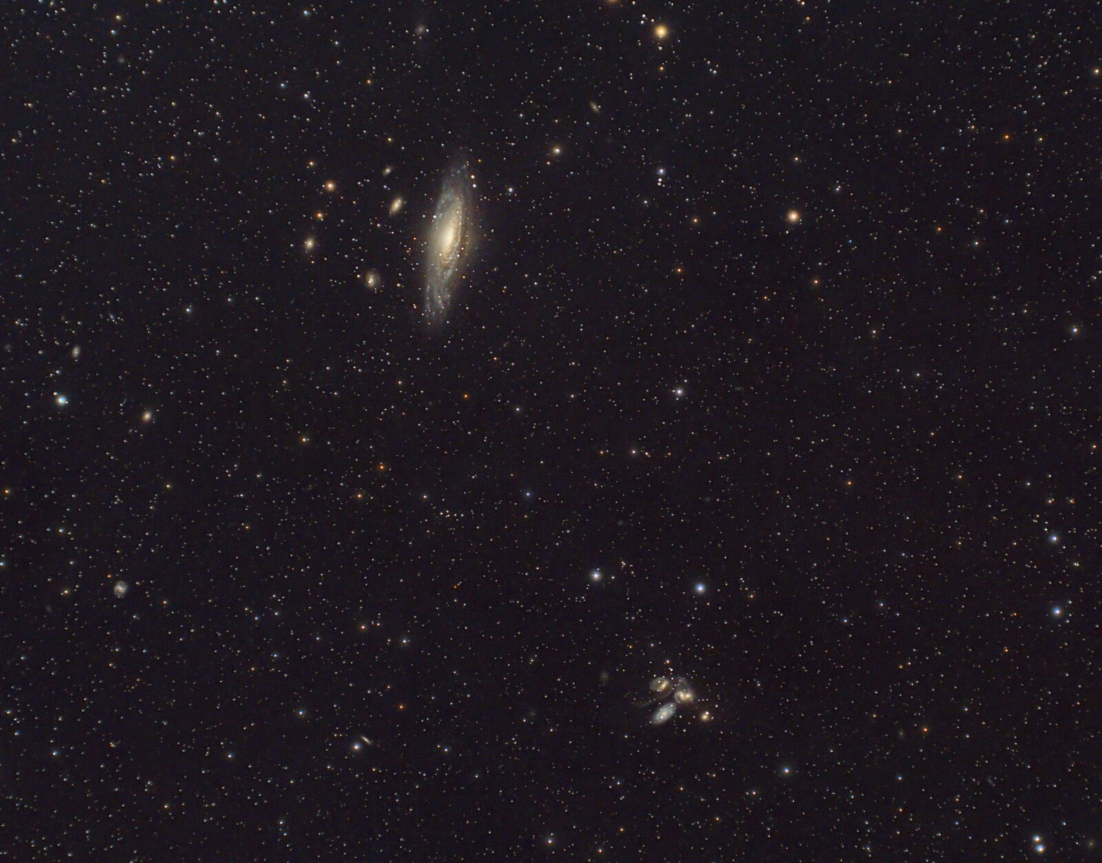 NGC7331 And Stephan's Quintet