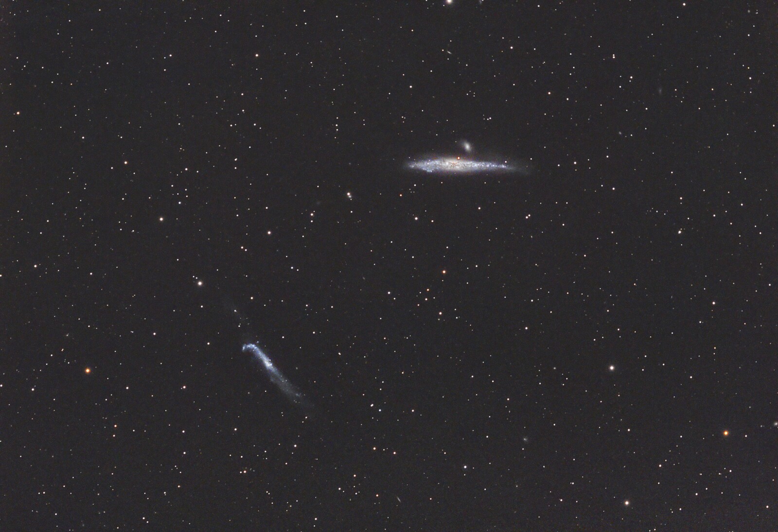 NGC4656 Whale HockeyStick--first light A-P field flattener