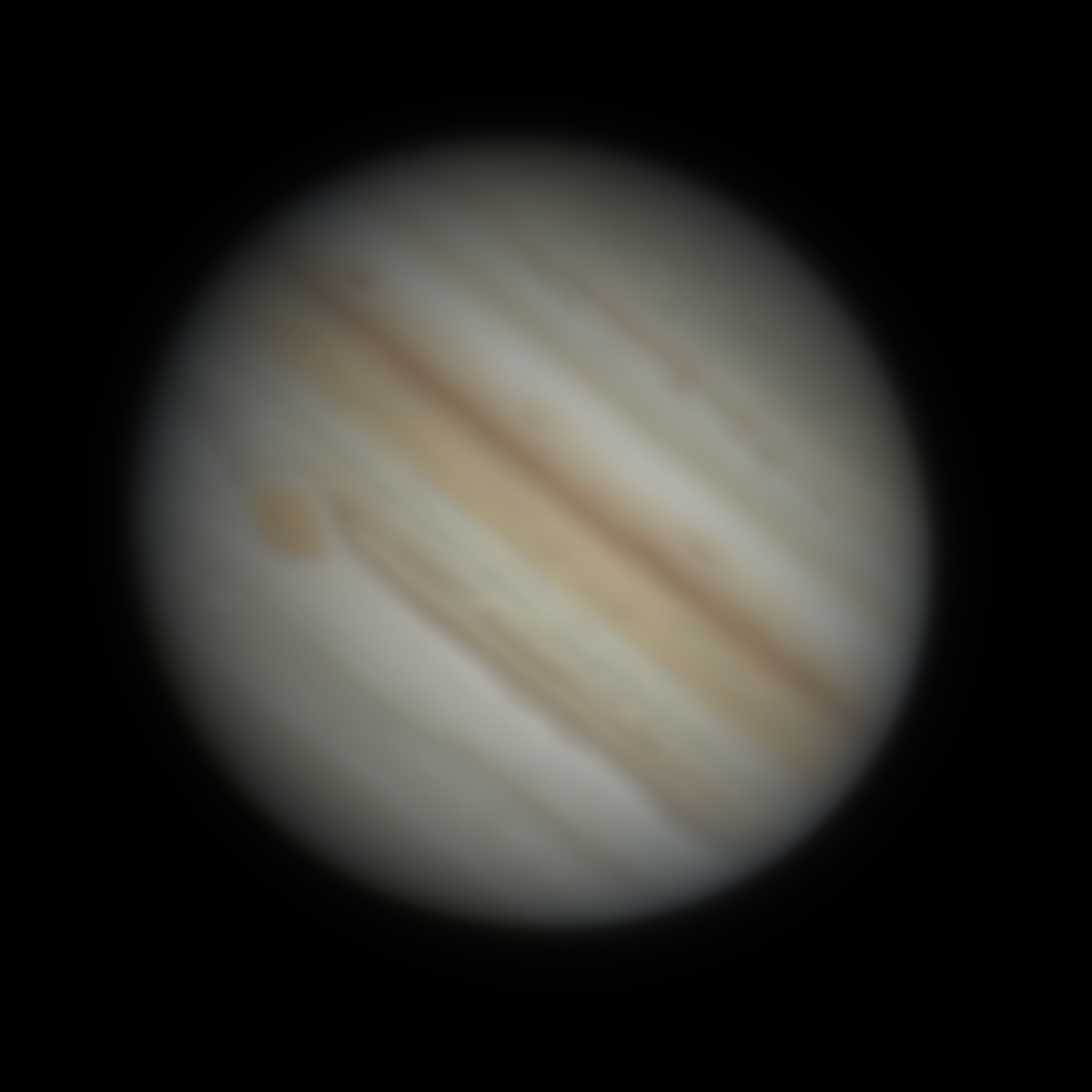 Jupiter at 150 fps, 7 Oct 2021, 6000 frames