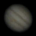 Jupiter raw video, 1 Nov 2023