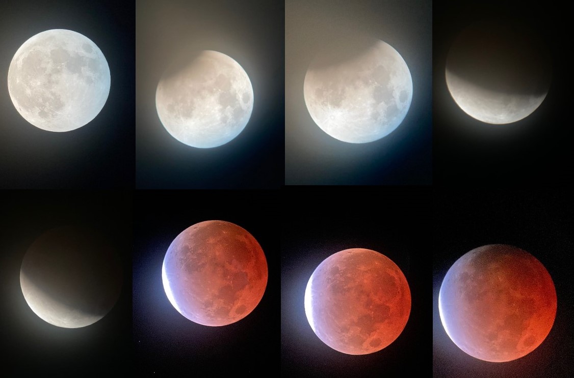 Lunar Eclipse Collage 18 Nov 2021 2