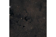 B72 - Snake (Dark) Nebula - 14 April 2018 - Annotated
