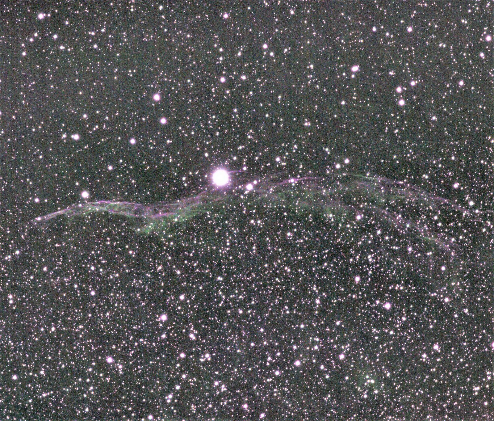 NGC6960 Grid Pattern