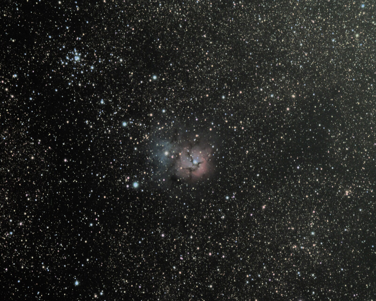 M20 Trifid Nebula Filtered Color 30 July 2021