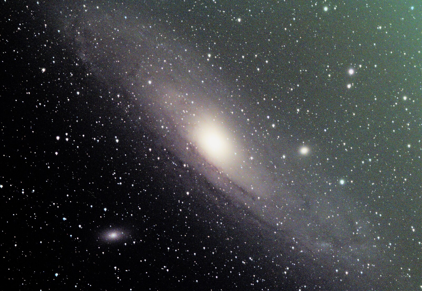 M31 Andromeda Galaxy Flitered Color 30 July 2021