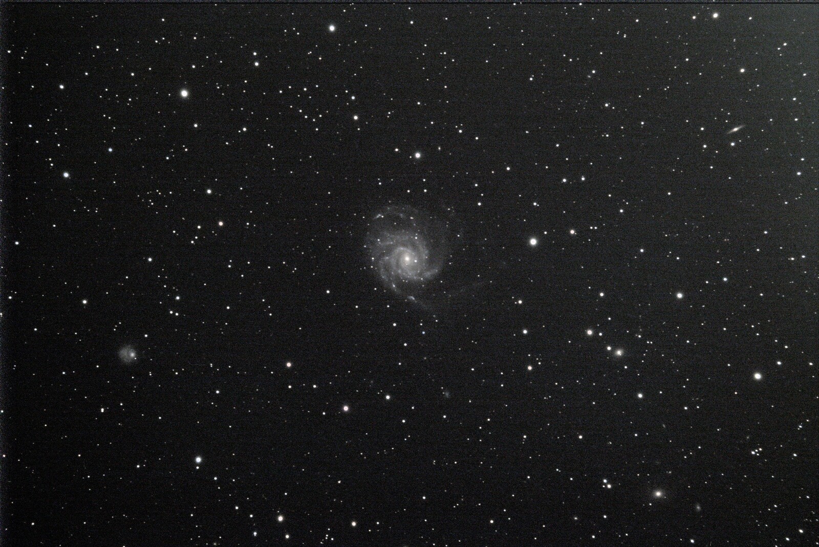 M101 Pinwheel Galaxy Raw Color 30 July 2021