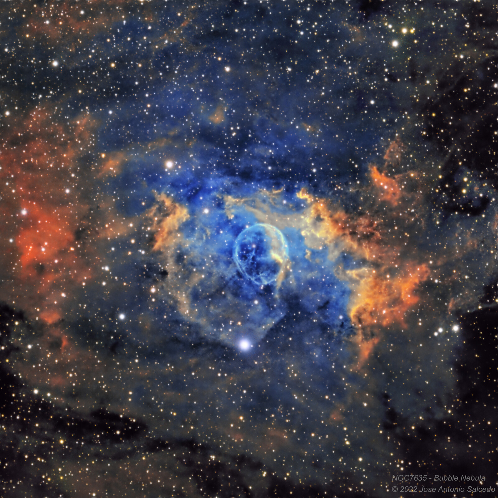 NGC7635, Bubble Nebula