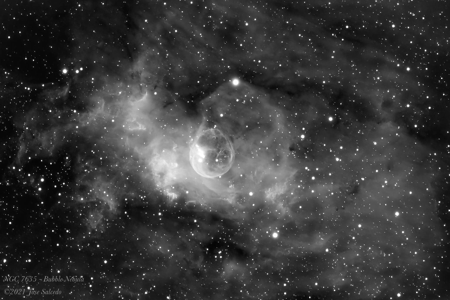 Bubble Nebula, NGC 7635.