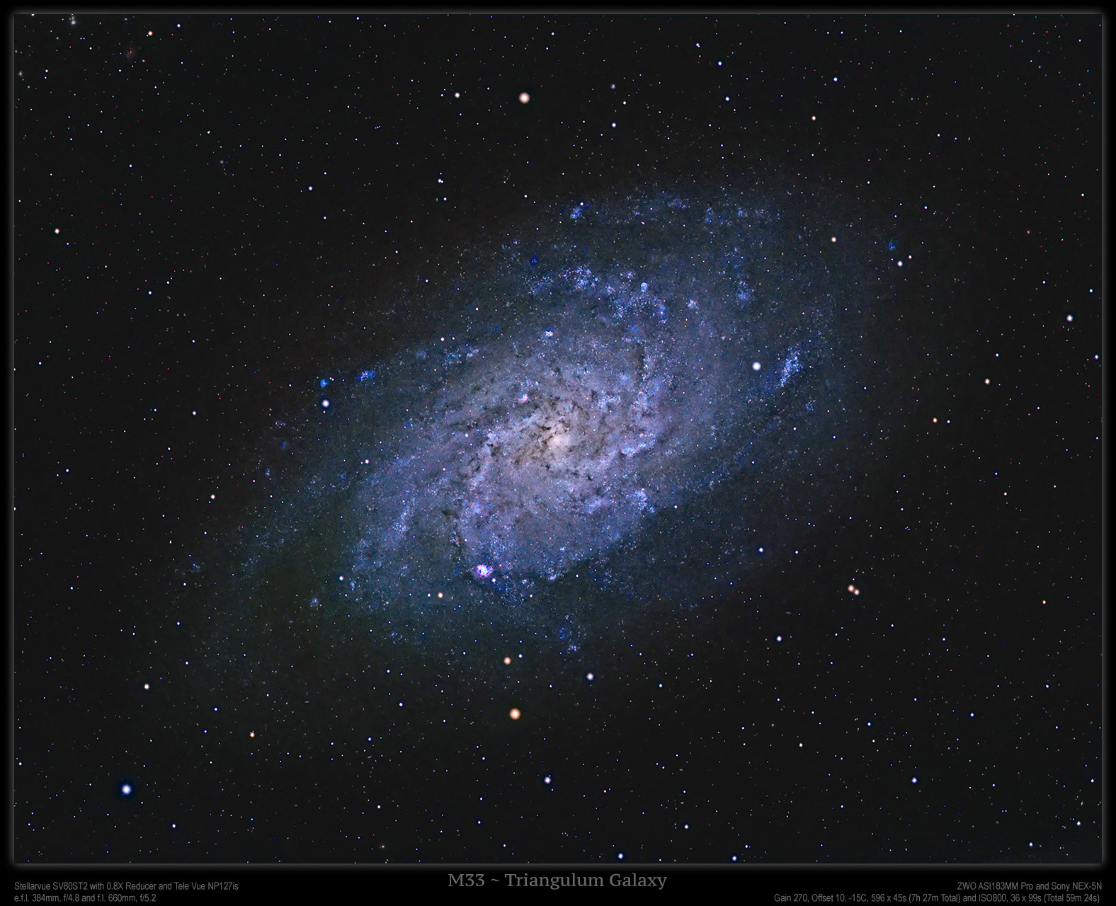 M33 with ASI183MM And Sony NEX 5N (small)