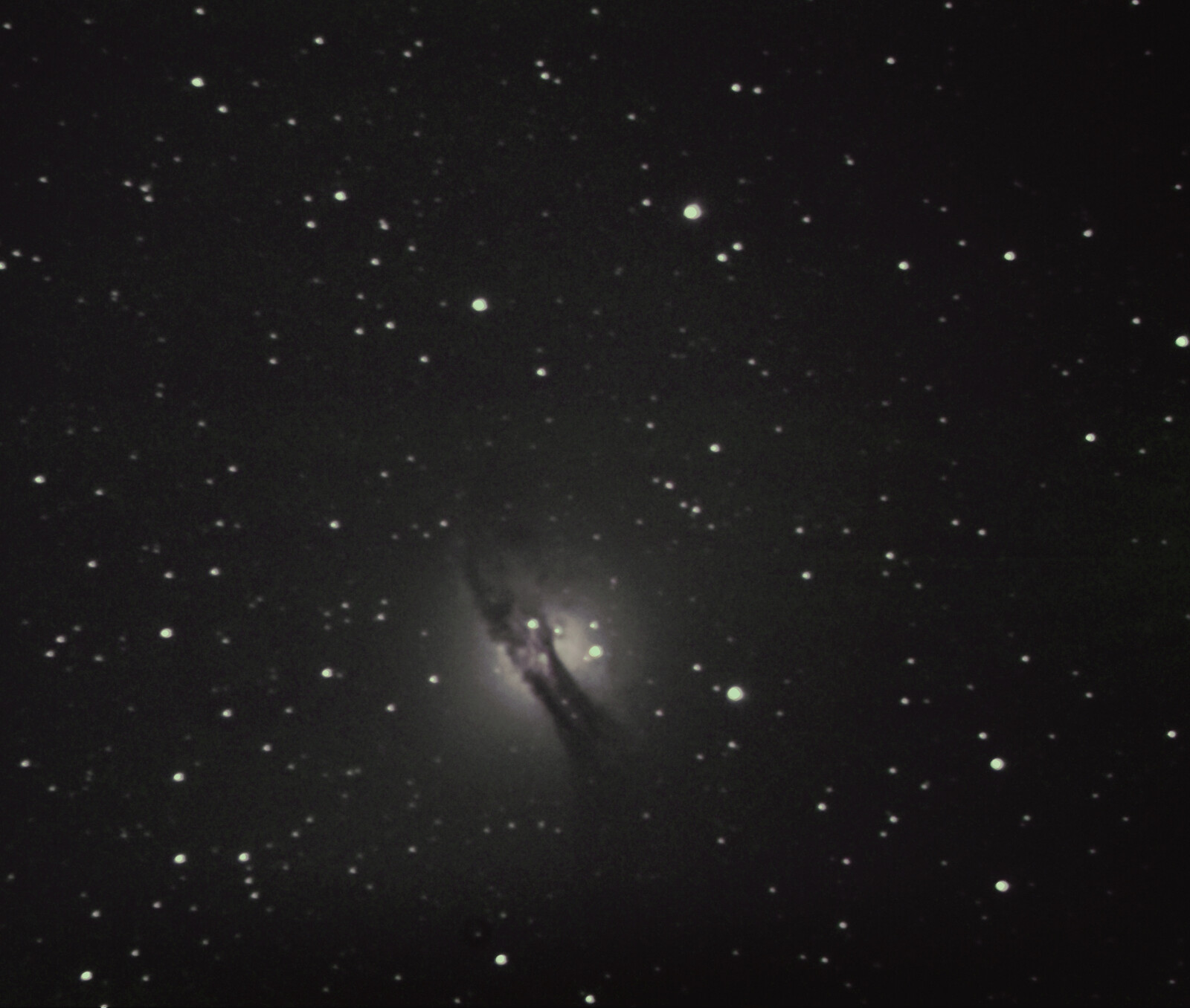 NGC 5128 Hamburger over Gulf of Mexico 18JUN22
