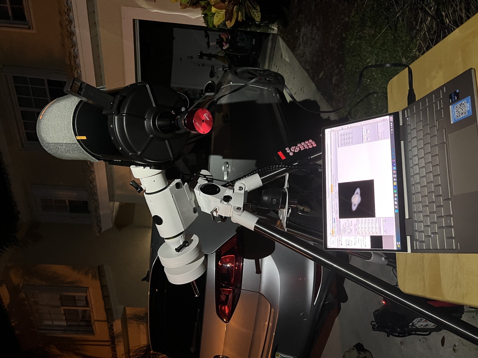 Imaging Saturn with the C8