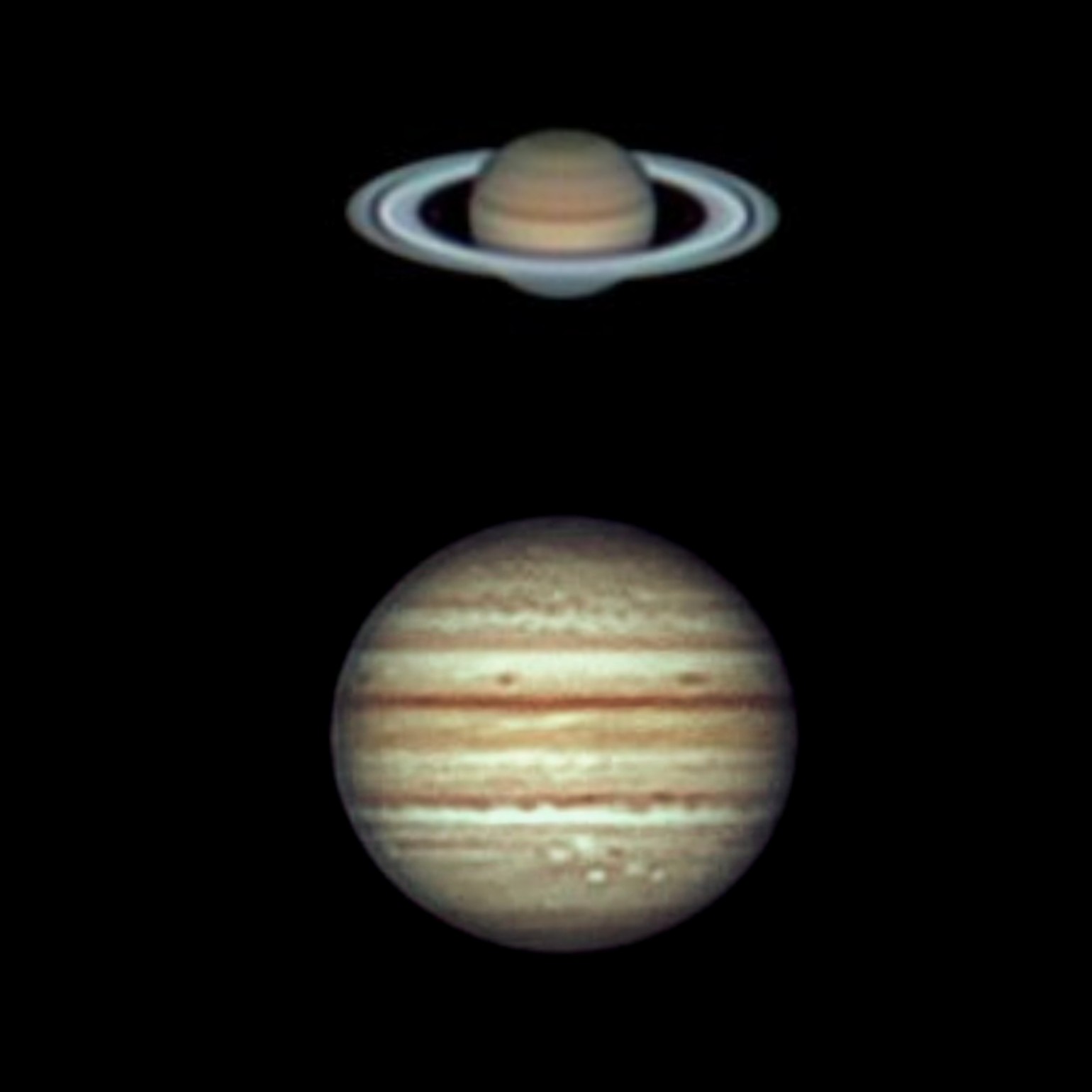 Saturn And Jupiter CPadron