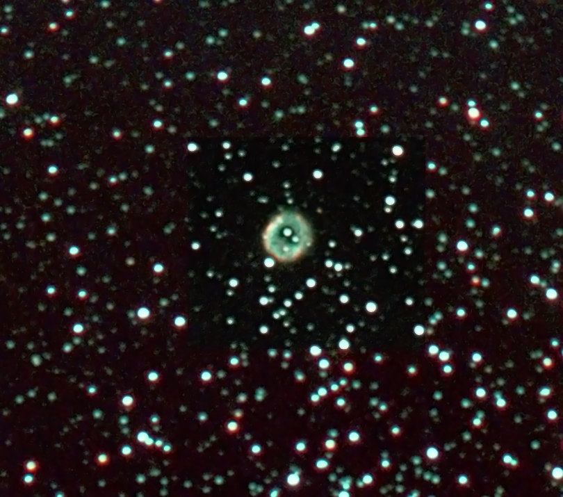 PN NGC2438 from December 29th, 2019; 8" f/4 newtonian, mod. Canon 77d; 234x32 sec; uv_ir filter; a crop, sharpened;