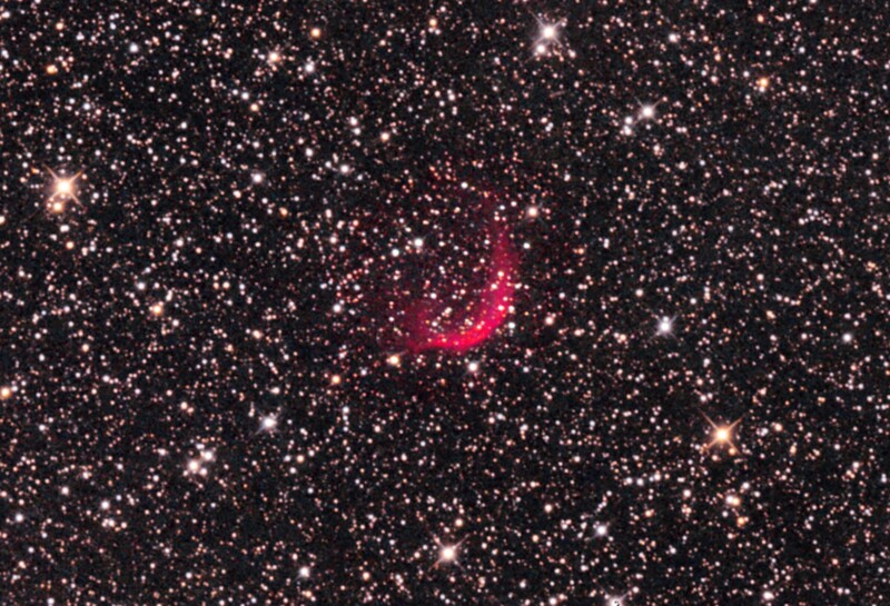 PN Simeis22 or Sh2-188 in Cassiopeia from Septembre 4th, 2023; 167x32sec;  uv_ir filter; + 3x8min with IDAS V4-filter; 6" f/4 Newt. at f/3; mod. Canon 77d; a crop