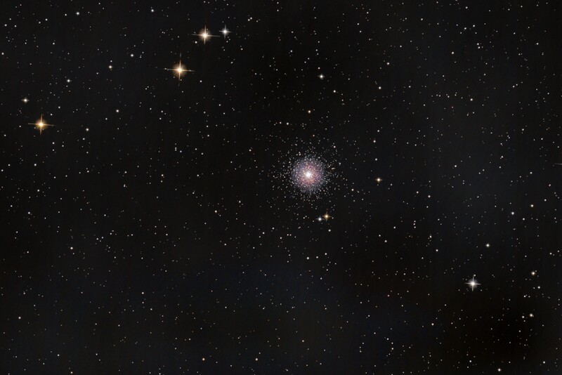 Gal. Cluster M 53 in Coma Ber. from April 3rd, 2023; 6" f/4 Newt. at f/3; 300x20sec; Neodym filter; mod. Canon 77d; bortle 7 + nearly full moon shines in my telescope;