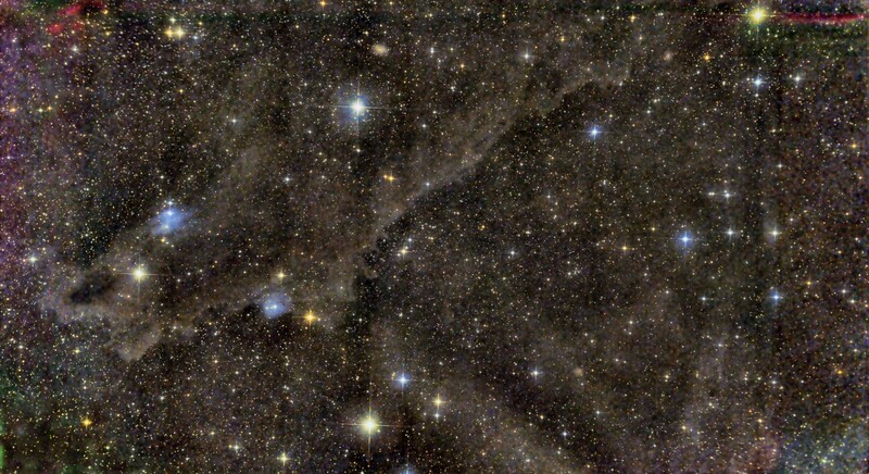 dark nebula LDN 1235 Hayfish nebula in Cepheus; 6" f/4 Newt at f/3; mod. Canon 77d; uv_ir filter; 378x30sec; bortle 6-7; from September 15th, 2023;