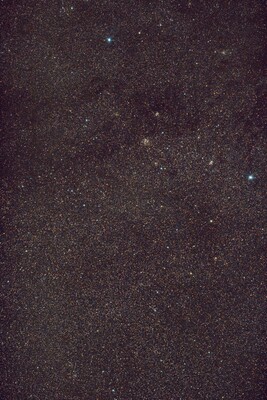 NGC 663 in Cassiopeia; widefield with Samyang 135mm; only 2x1 min; taken in dark denmark; from September 20th, 2022;