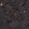 IC 1396 area in Cepheus; 140x32 sec with broadband Optolong l-pro filter; 6" f/3 Newtonian; mod. Canon 77d; from June 12th, 2023; ended at 02.50 AM, Raw was bluish;