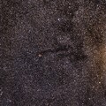 Dark nebula Barnard 168, region in Cygnus from May 26th, 2023; right = M 39; North = above; Samyang 135mm; mod. Canon 750d; 225x32 sec; no filter; bortle 6-7 in NO;