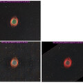 filter comparison for a mod. insensitive Canon 77d (DSLR); Helix nebula = NGC 7293; bortle 8-9 and 52° N; IDAS V4  Optolong l-pro, Optolong l_enhance;
