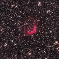 PN Simeis22 or Sh2-188 in Cassiopeia from Septembre 4th, 2023; 167x32sec;  uv_ir filter; + 3x8min with IDAS V4-filter; 6" f/4 Newt. at f/3; mod. Canon 77d; a crop