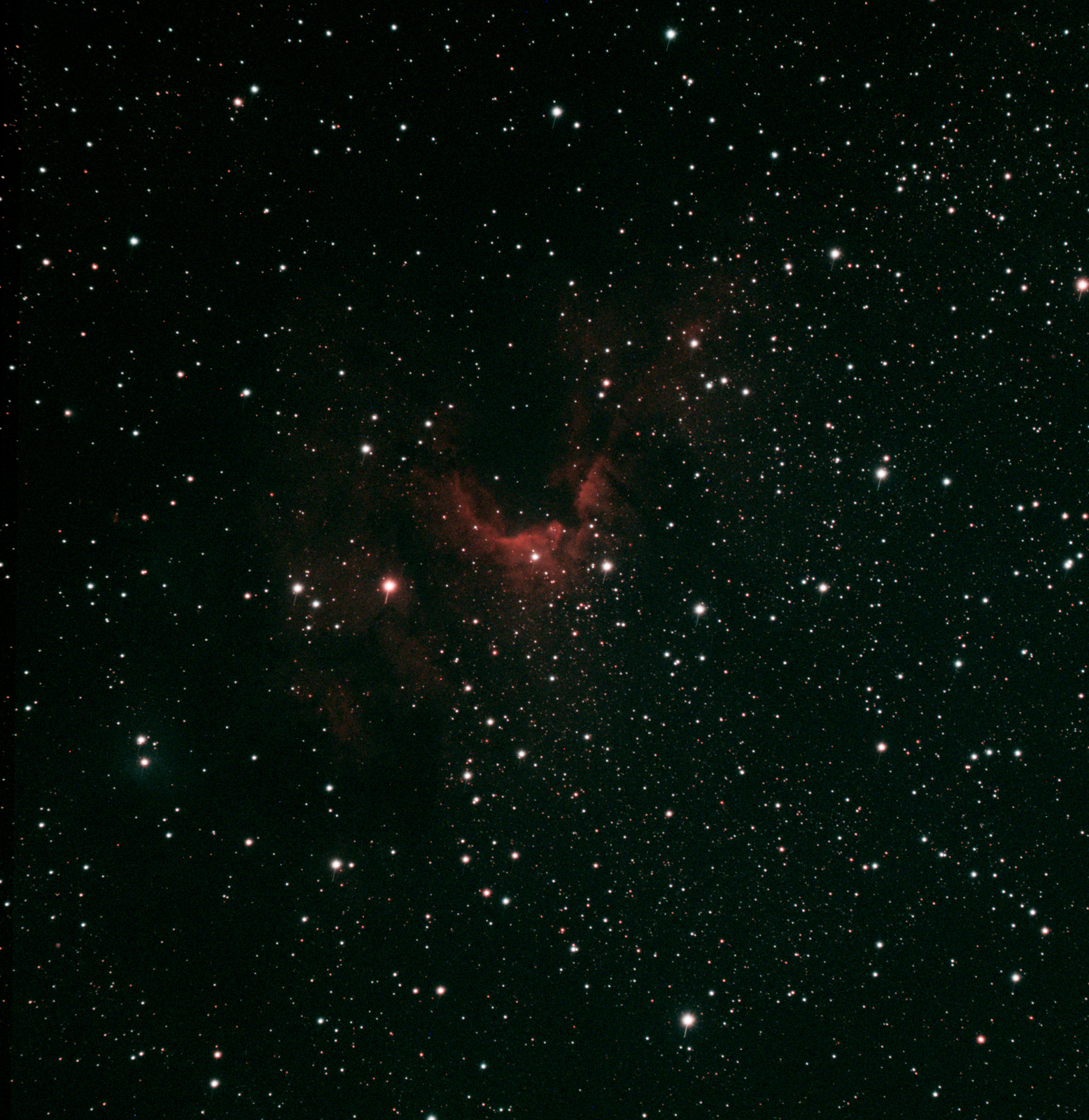 Cave Nebula or Sharpless 2-155, Caldwell 9