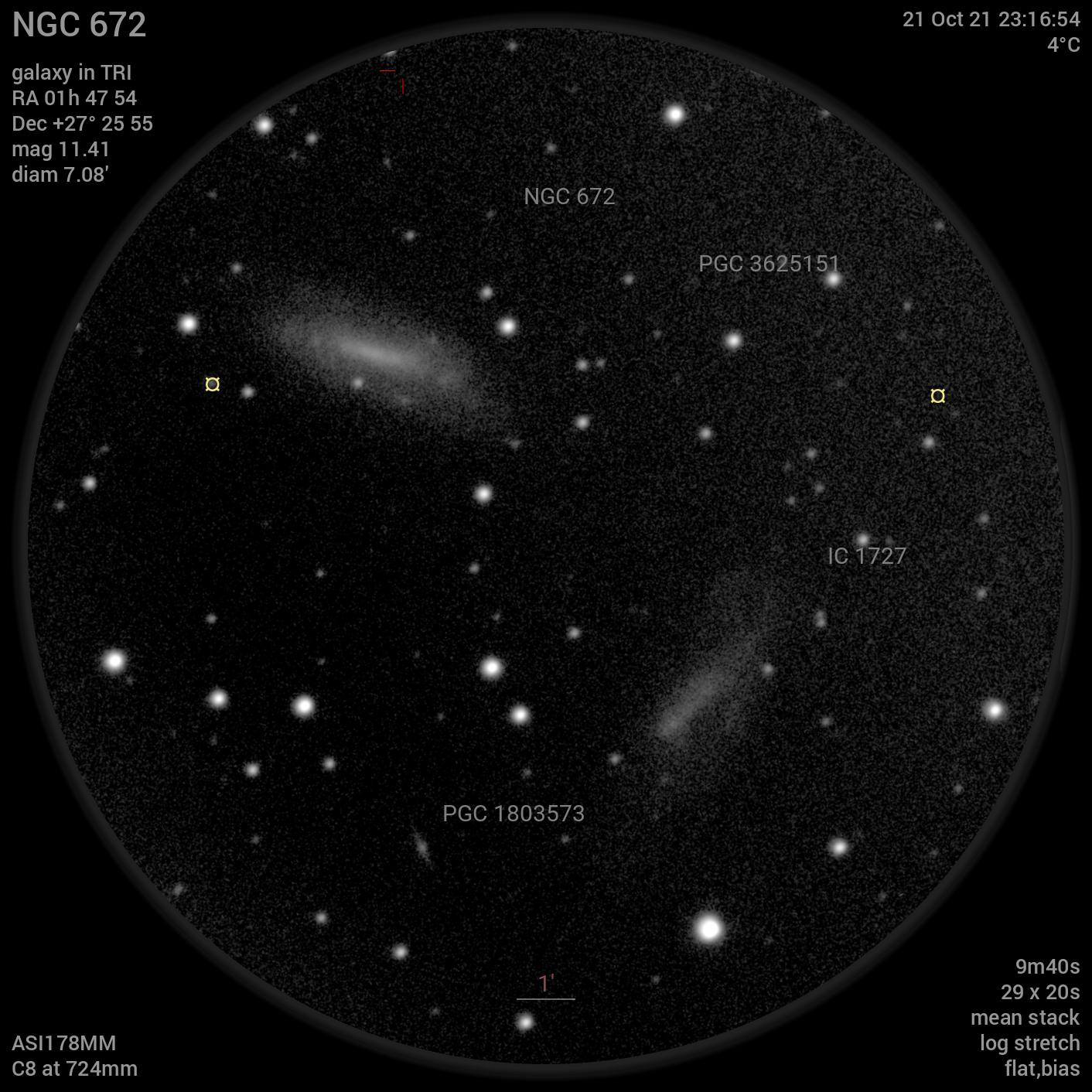 NGC 672 21Oct21 23 16 55