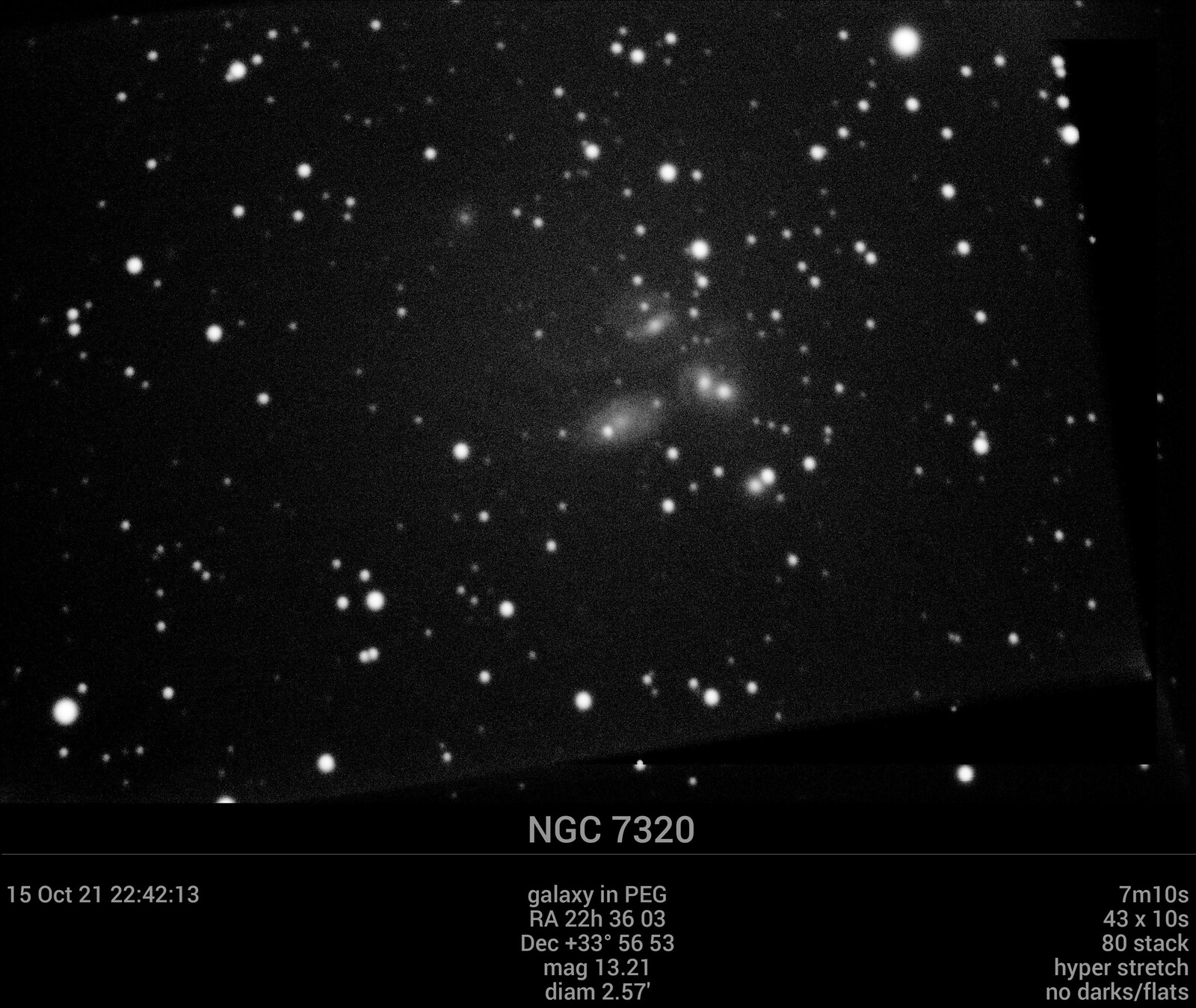 NGC 7320 15Oct21 22 42 13