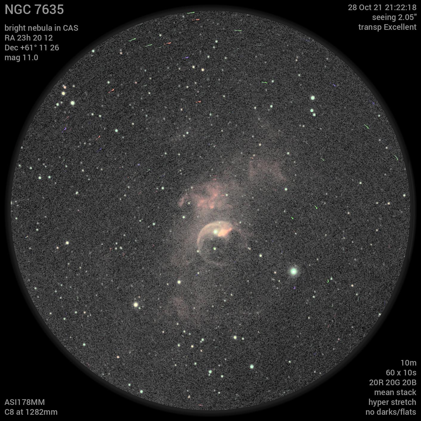 NGC 7635 28Oct21 21 22 19