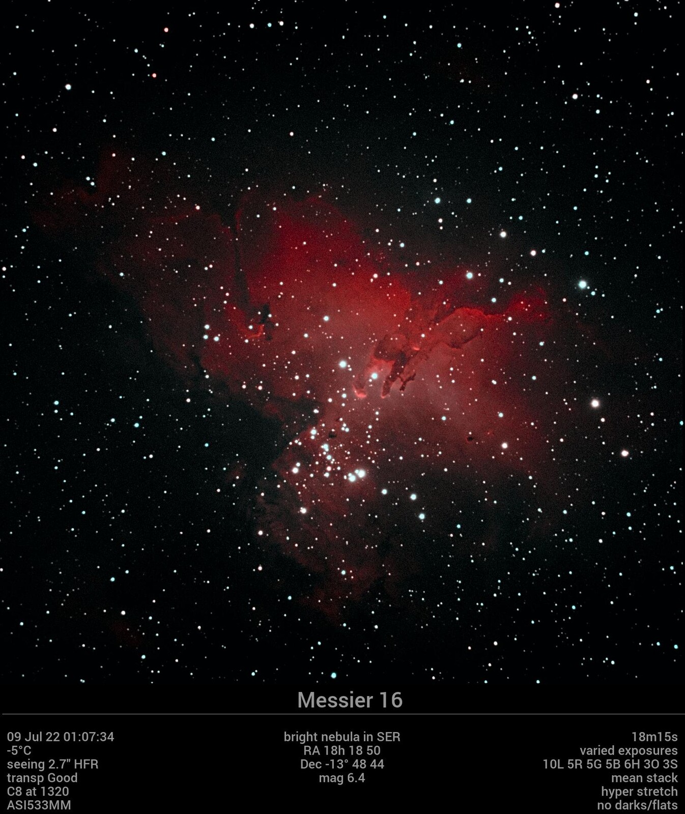 Messier 16 09Jul22 01 07 35 -- LHOO view